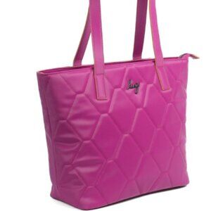 LUG Paddock Satin Luxe VL Tote - Orchid